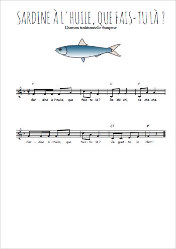 Sardine à l'huile, que fais-tu là